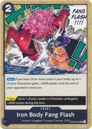 Iron Body Fang Flash - OP08-095 - Uncommon