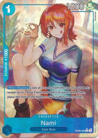 Nami OP09-050 R Parallel Emperors in the New World ONE PIECE
