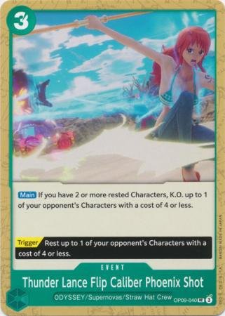 Thunder Lance Flip Caliber Phoenix Shot - OP09-040 - Uncommon