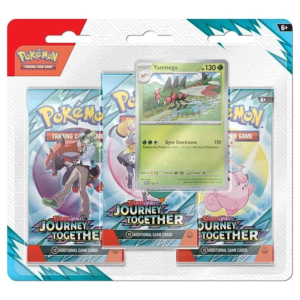 Pokemon TCG: Scarlet & Violet 09 Journey Together- 3 -Booster Blister ESPAÑOL