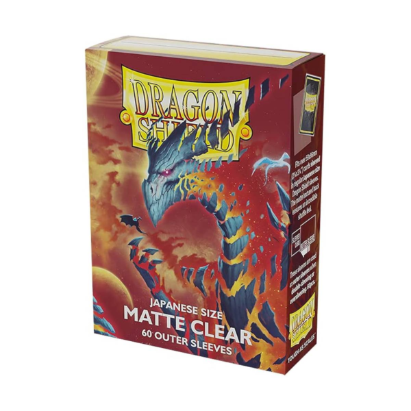 Dragon Shield - Japanese Size Matte Clear 60 Outer Sleeves