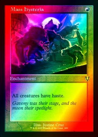 Mass Hysteria (Retro Frame) - 0400 - Foil