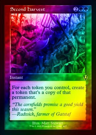 Second Harvest (Retro Frame) - 0417 - Foil