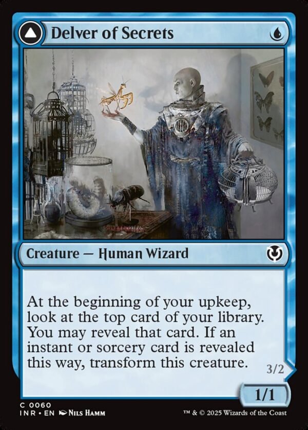 Delver of Secrets // Insectile Aberration (FOIL)
