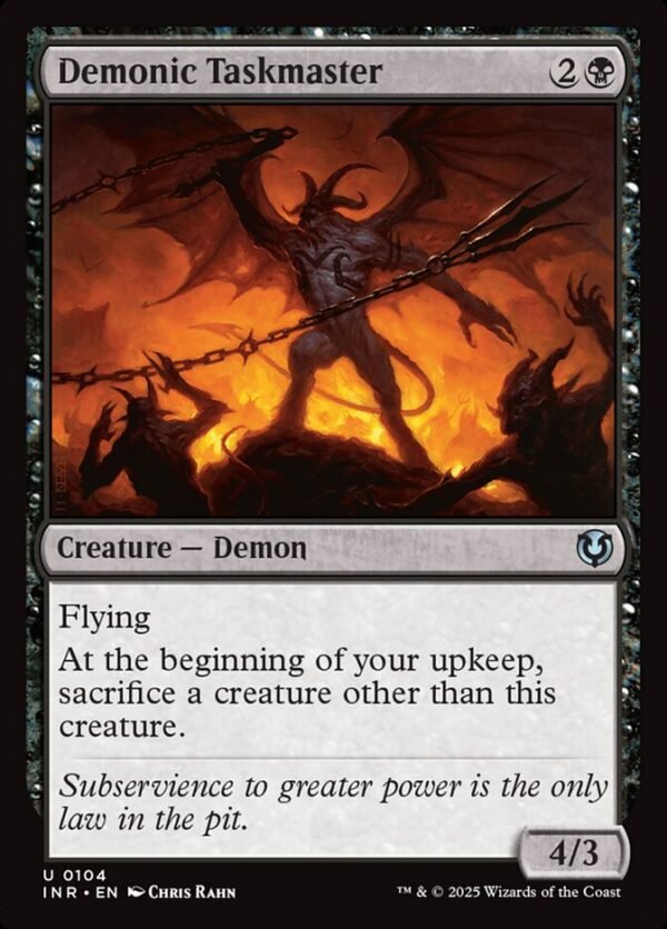 Demonic Taskmaster (FOIL)
