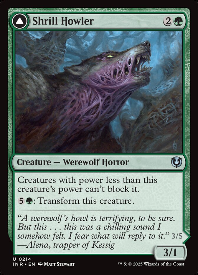 Shrill Howler // Howling Chorus (FOIL)