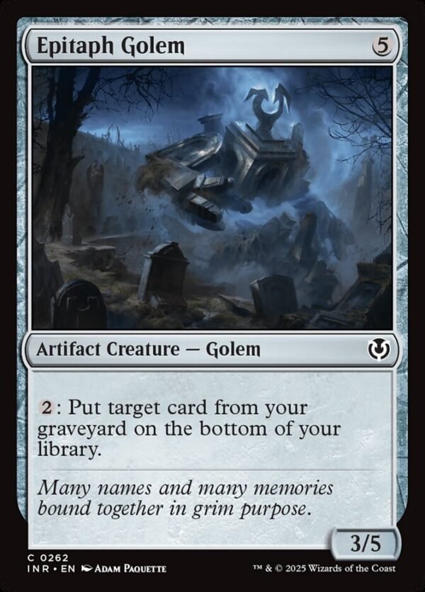 Epitaph Golem (FOIL)