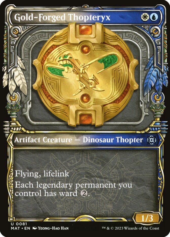 Gold-Forged Thopteryx (Showcase FOIL)