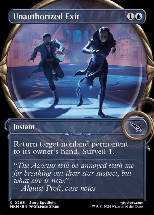Unauthorized Exit (Showcase FOIL)