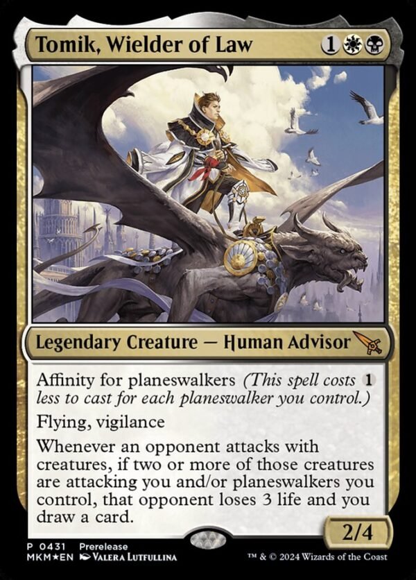 Tomik, Wielder of Law (Launch FOIL)