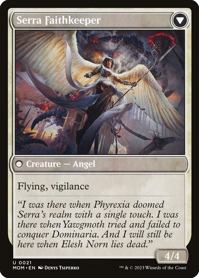 Invasion of Dominaria // Serra Faithkeeper - Imagen 2