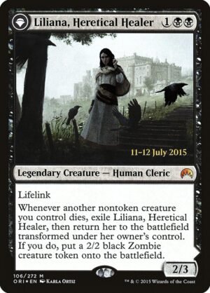 Liliana, Heretical Healer // Liliana, Defiant Necromancer (Launch FOIL)