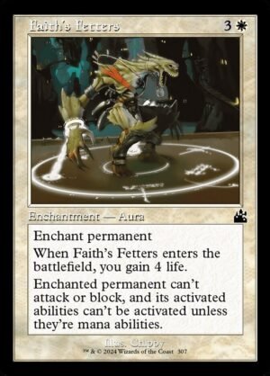 Faith's Fetters (Retro Frame FOIL)