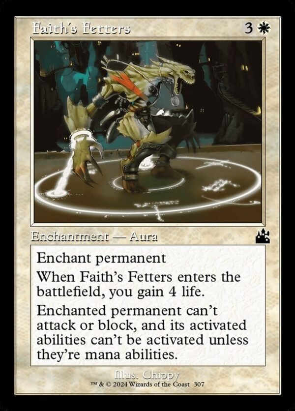 Faith's Fetters (Retro Frame FOIL)