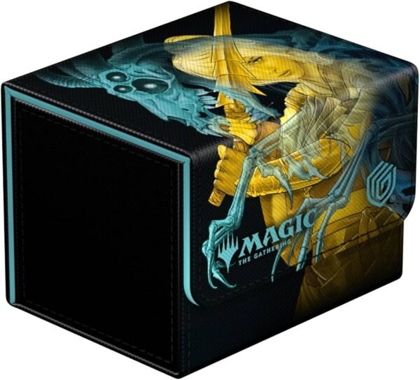 Deckbox Ultimate Guard - Twin Flip´n´Tray 266+ Standard Size Monocolor BLACK - Imagen 2