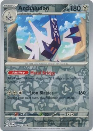 Archaludon - 070/131 - Reverse Holo Rare