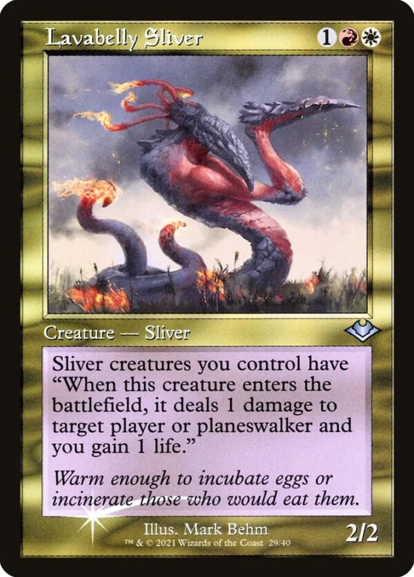 Lavabelly Sliver (Retro Frame FOIL)