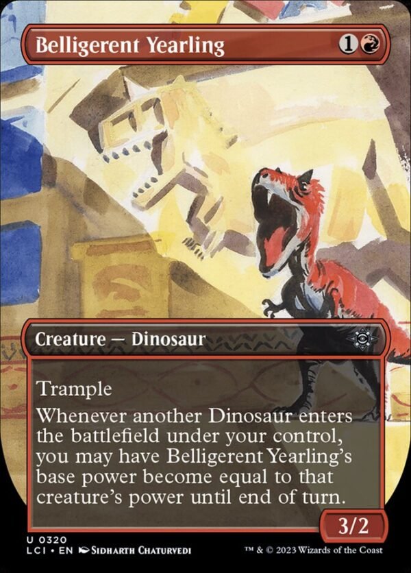 Belligerent Yearling (Borderless FOIL)