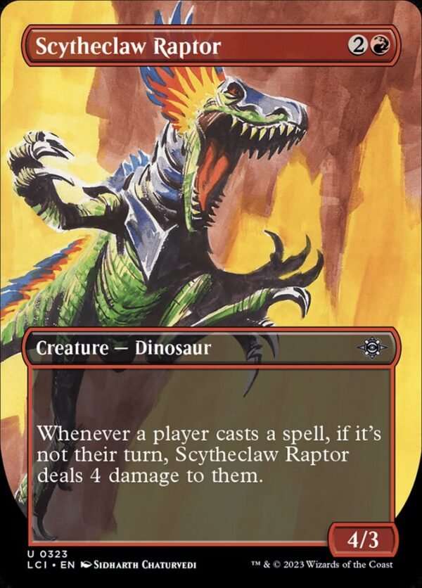 Scytheclaw Raptor (Borderless FOIL)