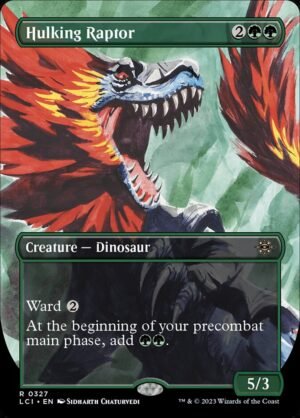 Hulking Raptor (Borderless FOIL)