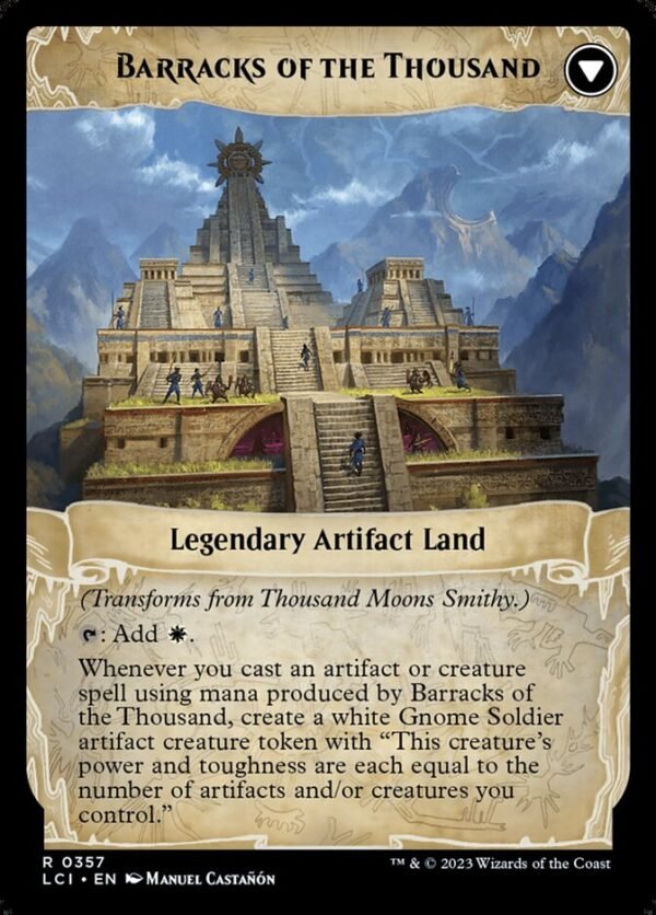 Thousand Moons Smithy // Barracks of the Thousand (Extended Art FOIL) - Imagen 2