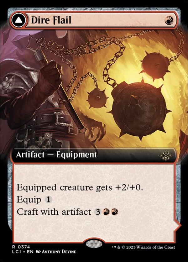 Dire Flail // Dire Blunderbuss (Extended Art)