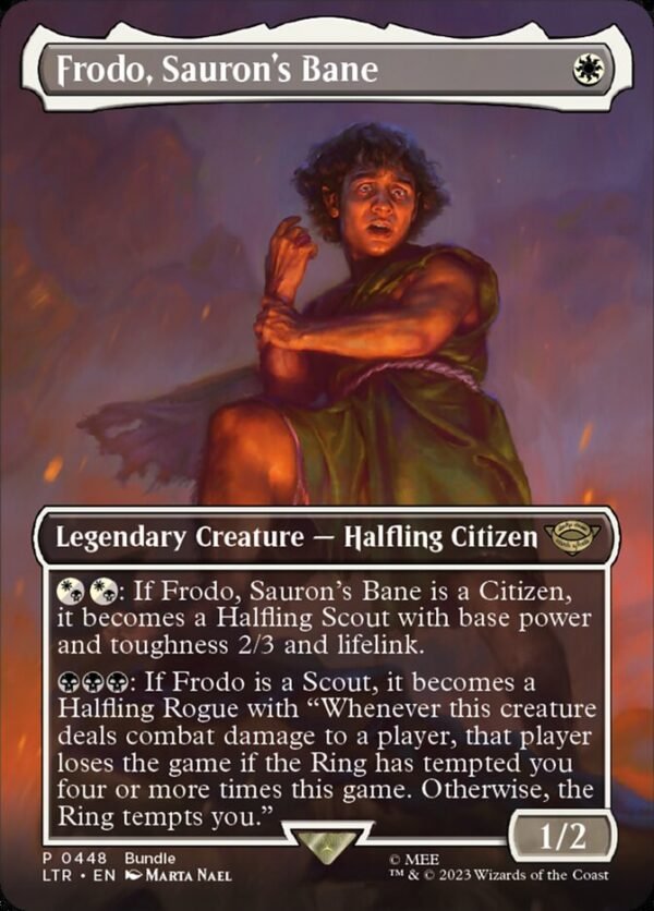 Frodo, Sauron's Bane (Borderless FOIL)