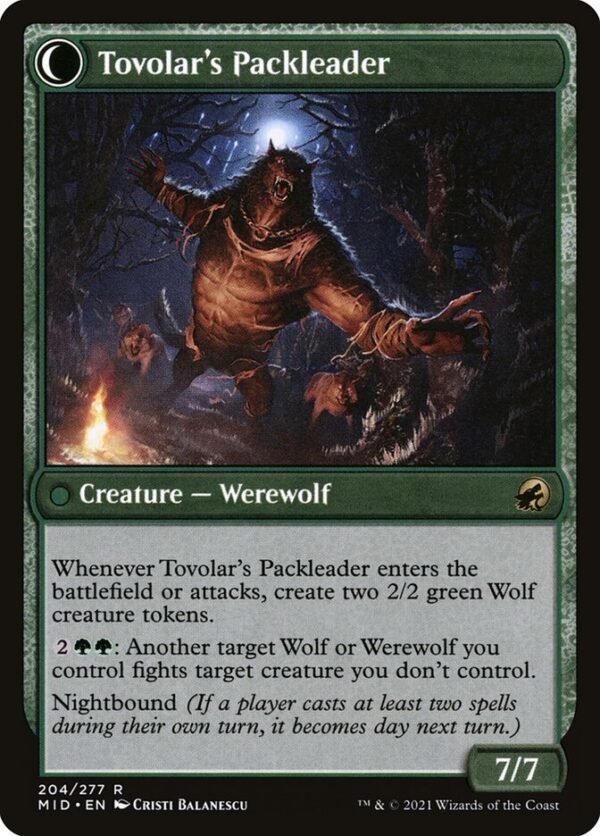 Tovolar's Huntmaster // Tovolar's Packleader (FOIL) - Imagen 2