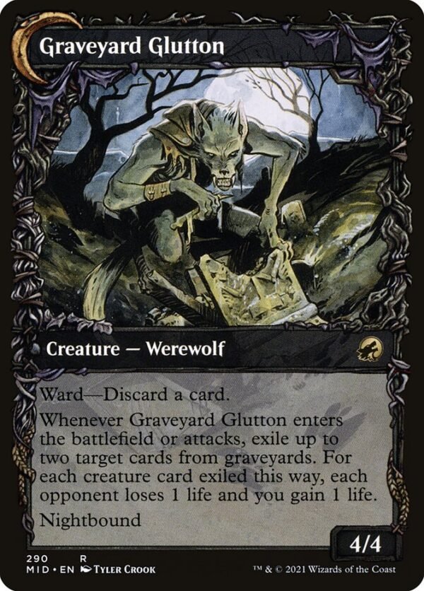 Graveyard Trespasser // Graveyard Glutton (Showcase) - Imagen 2
