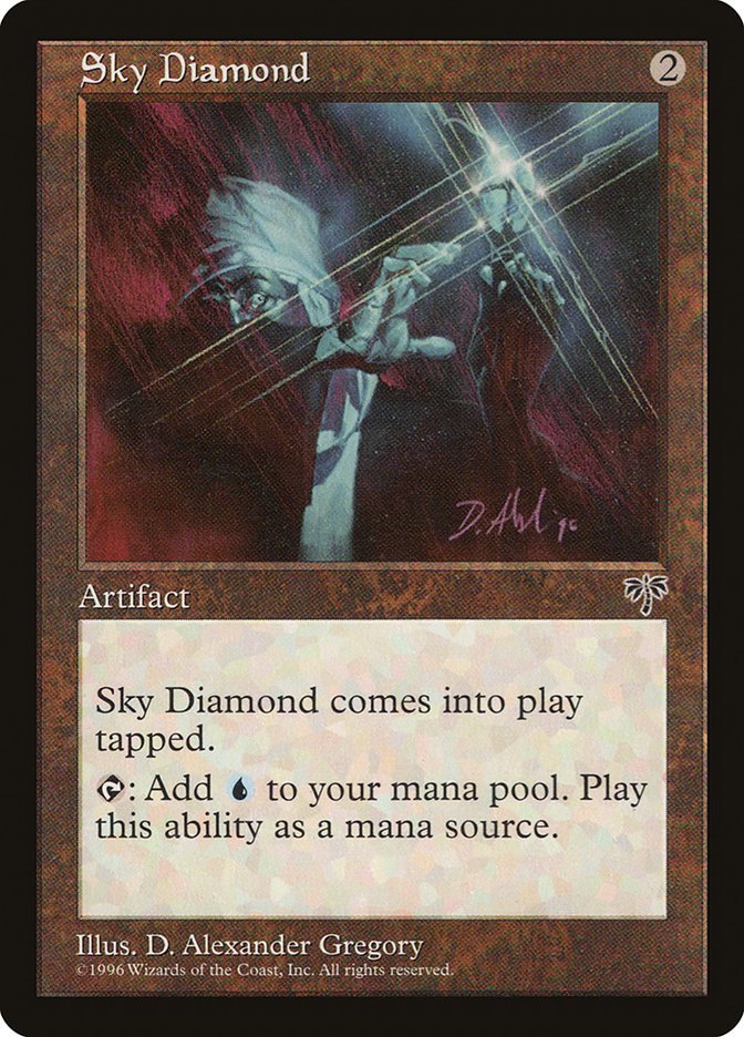 Sky Diamond (Retro Frame)