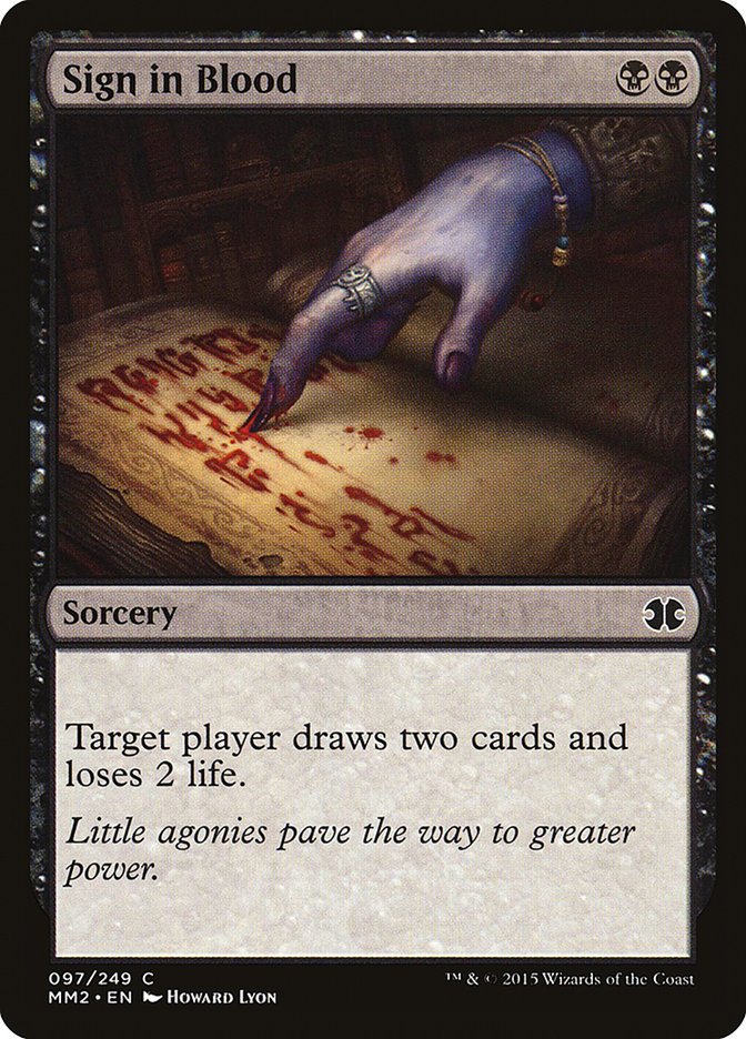 Sign in Blood (FOIL)