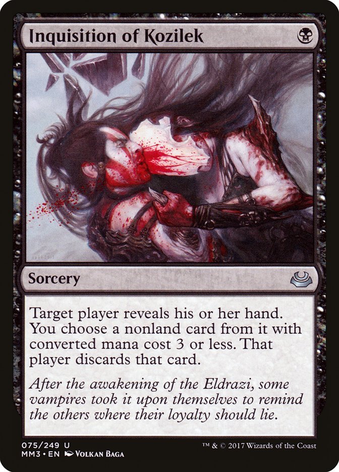 Kozilek's Channeler – Battle For Zendikar, Magic The Gathering, Eldrazi Creature, Colourless, Used