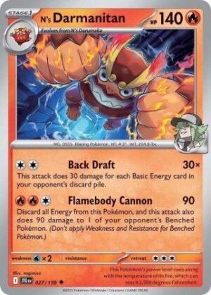 N's Darmanitan - 027/159 - Uncommon