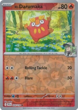 N's Darumaka - 026/159 - Common Reverse Holo
