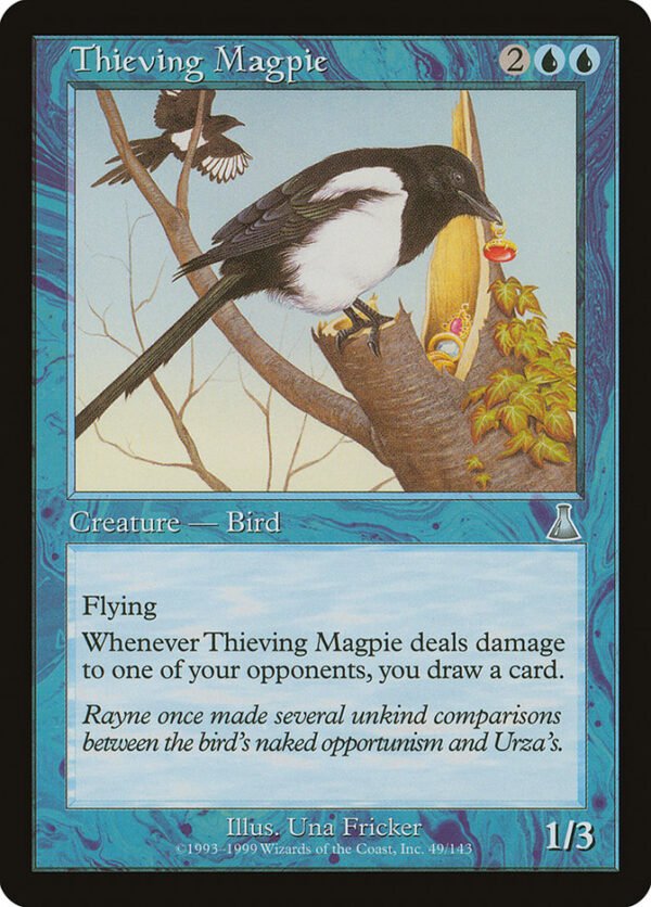 Thieving Magpie (Retro Frame)