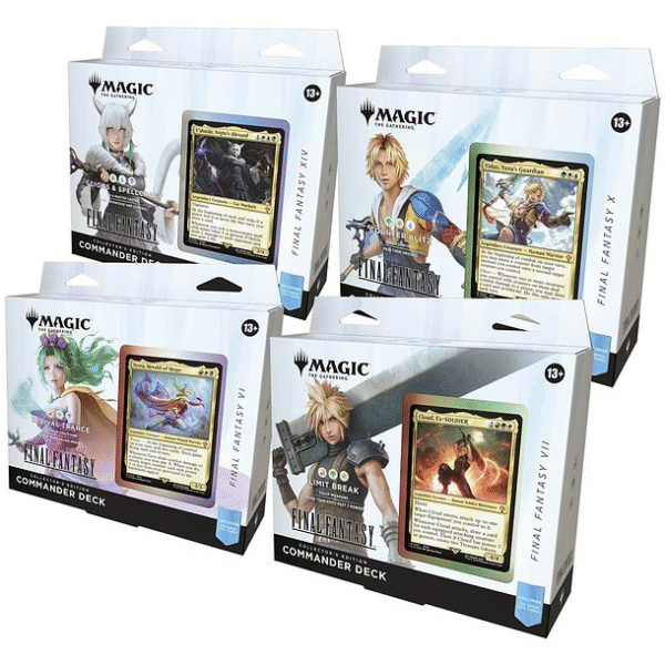 MTG: Final Fantasy Commander – Set of 4 Decks Collector