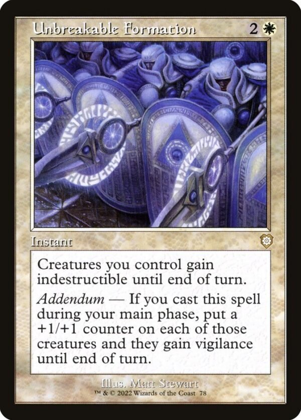 Unbreakable Formation (Retro Frame)