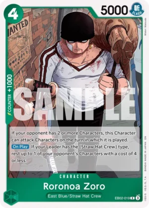 (R)  Roronoa Zoro EB02-019