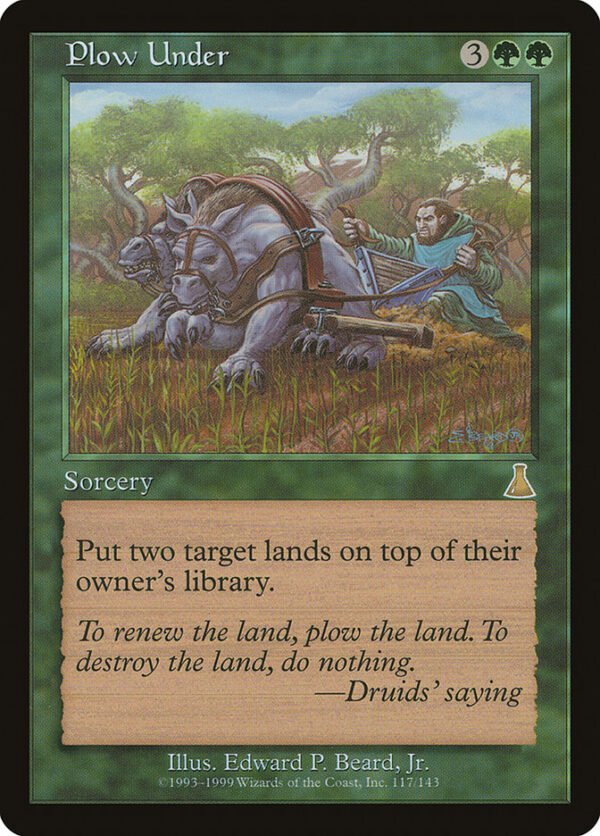 Plow Under (Retro Frame)