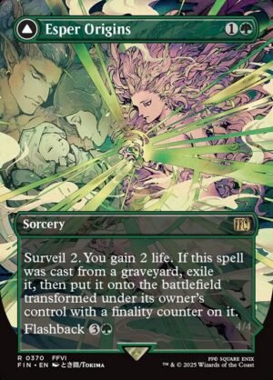 Esper Origins // Summon: Esper Maduin (Borderless FOIL)