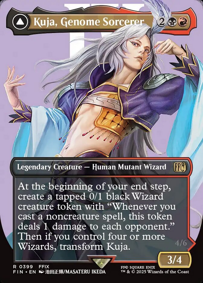 Kuja, Genome Sorcerer // Trance Kuja, Fate Defied (Borderless)