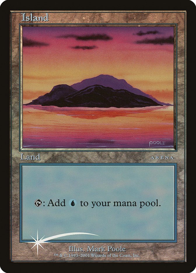 Island (Retro Frame FOIL)