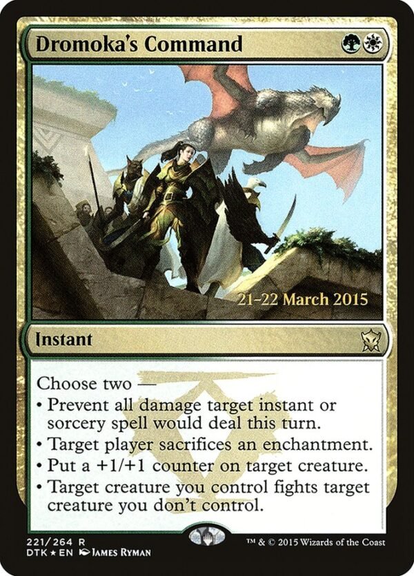 Dromoka's Command (Launch FOIL)