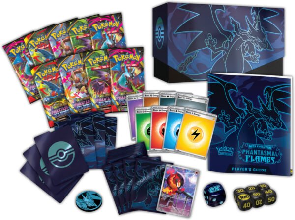 Megaevolución: Phantasmal Flame Elite Trainer Box – Pokémon TCG Español ...