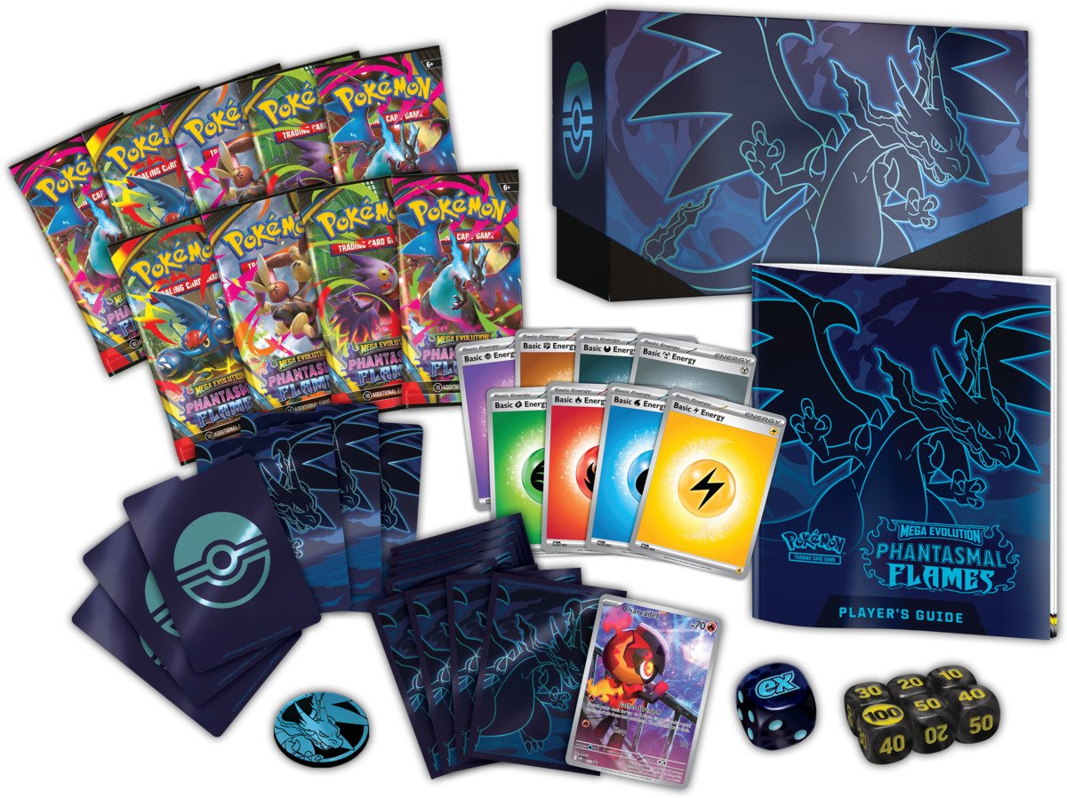 Megaevolución: Phantasmal Flame Elite Trainer Box – Pokémon TCG Ingles - Imagen 2