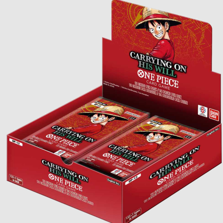 One Piece TCG - OP-13 - CARRYING ON HIS WILL - PLAY BOOSTER DISPLAY
