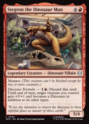 Stegron the Dinosaur Man (FOIL)