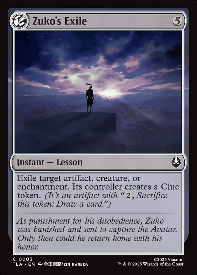 Zuko's Exile (FOIL)