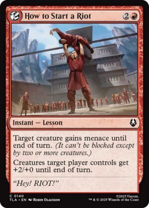 How to Start a Riot (FOIL)