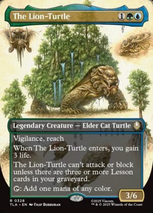 The Lion-Turtle (Borderless FOIL)